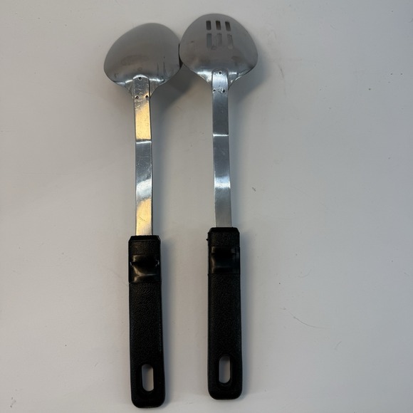 Lot of 2 Best Results by EKCO Kitchen Utensils Slotted Spoon Spoon VTG - Picture 4 of 8